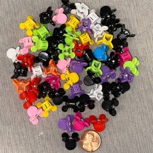 60 Claw Clips-Brand New-Mickey Mouse